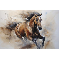 Thumbnail for Horse Abstract Canvas on Canvas