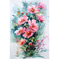 Thumbnail for Flower Bouquet Abstract Canvas