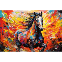 Thumbnail for Colourful Horse Canvas
