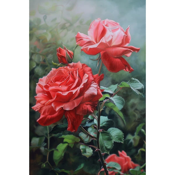 Rose Oil Canvas