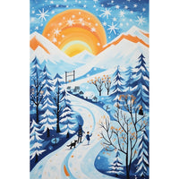 Thumbnail for Snow Mountain Watercolor Canvas