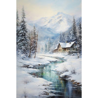 Thumbnail for Winter Scene Painting Wall Art