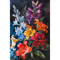 Thumbnail for Oil Canvas of Flowers