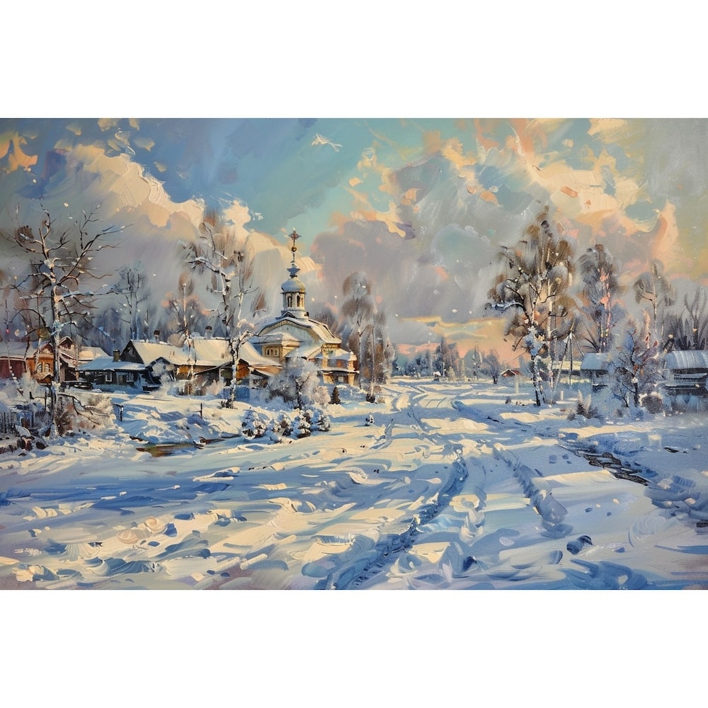 Russian Landscape Canvas