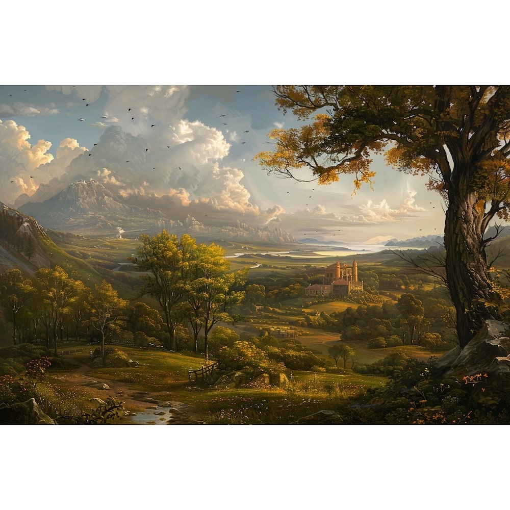Renaissance Landscape Canvas