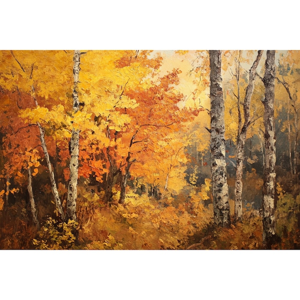 Autumn Leaves Acrylic canvas