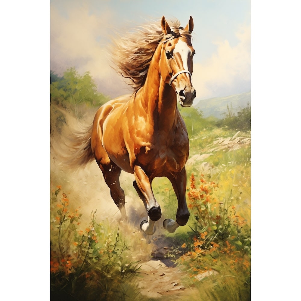 Fine Art Canvas of Horse