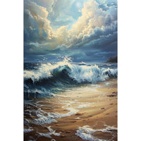 Thumbnail for Sea Waves Oil Canvas