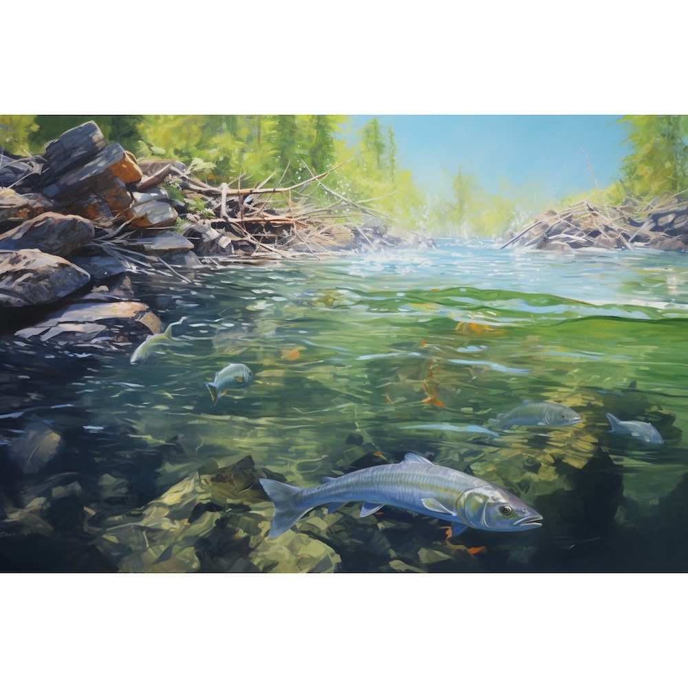 Fish Acrylic Canvas