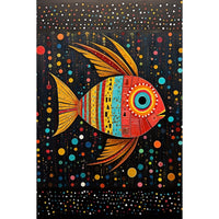 Thumbnail for Fish Dot Canvas
