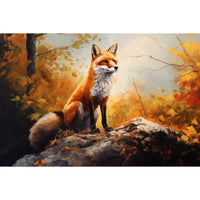 Thumbnail for Fox Painting Canvas