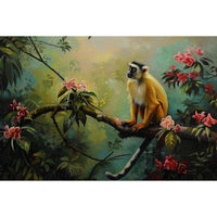 Thumbnail for Monkey on Branch Canvas