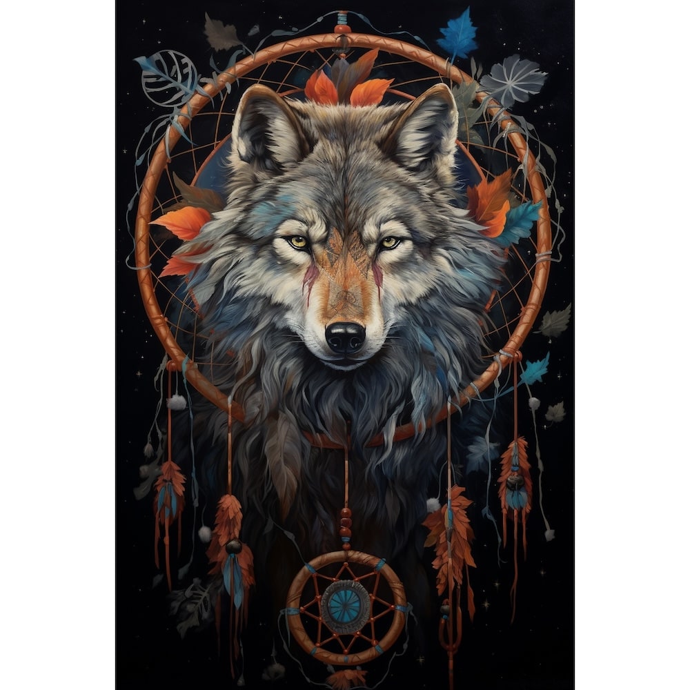 Wolf Wall Art Painting
