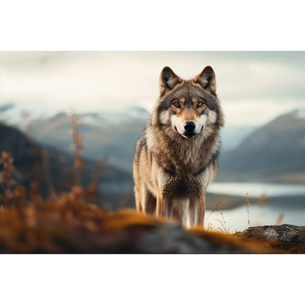 Winter Wolf Canvas