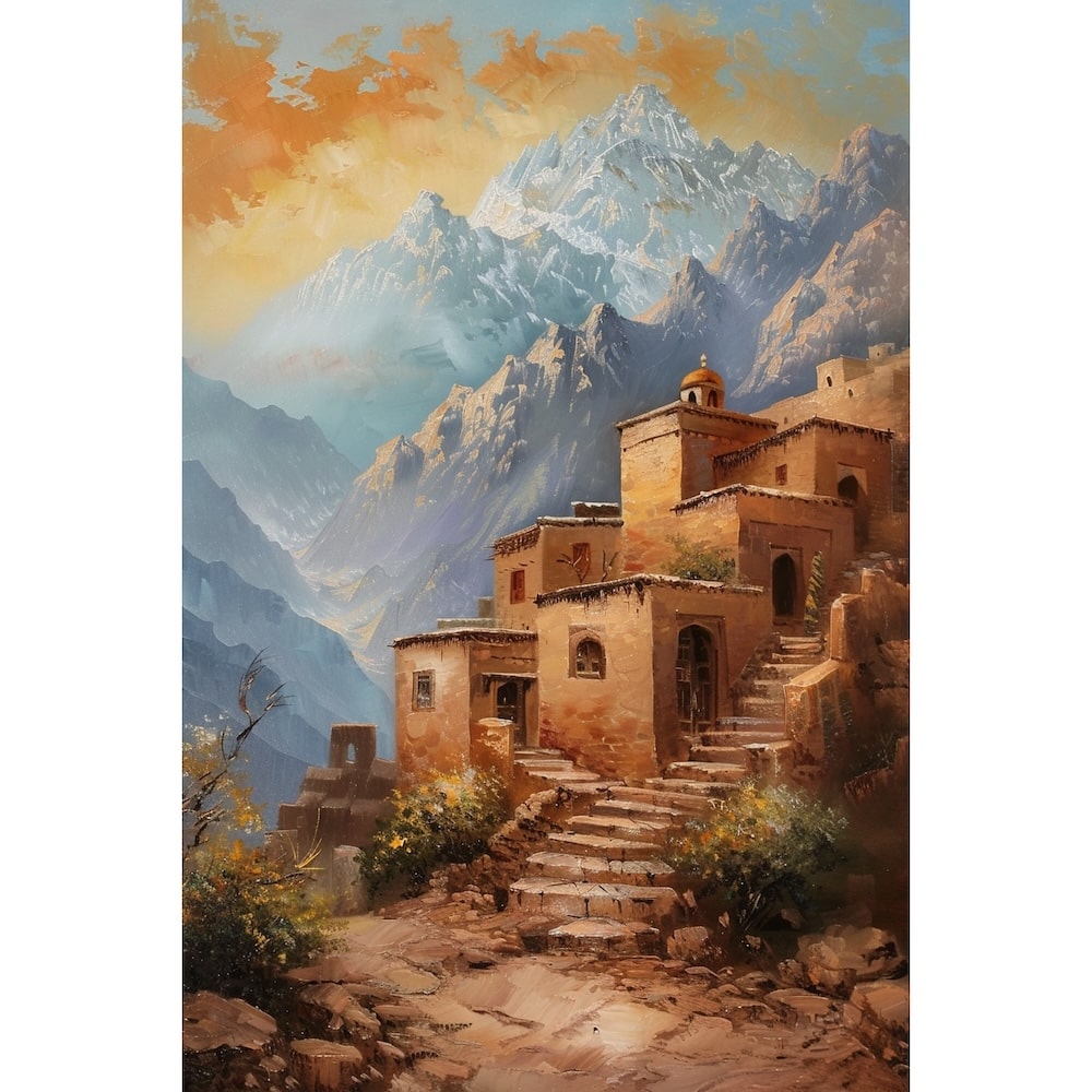 Colourful Scenery Canvas