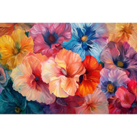 Thumbnail for Colorful Flowers Canvas