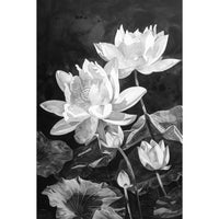 Thumbnail for Black and White Flower Painting