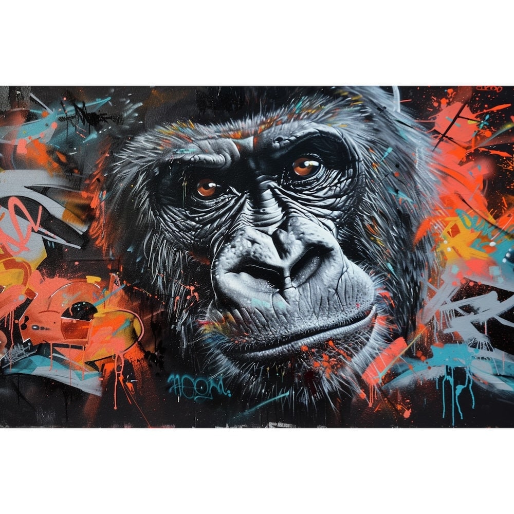 Gorilla Painting Wall Art