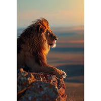 Thumbnail for Painting Canvas of Lion