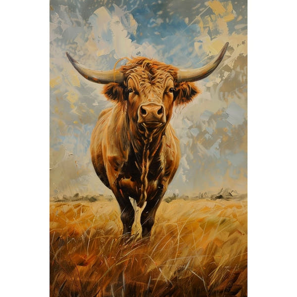 Highland Bull Canvas