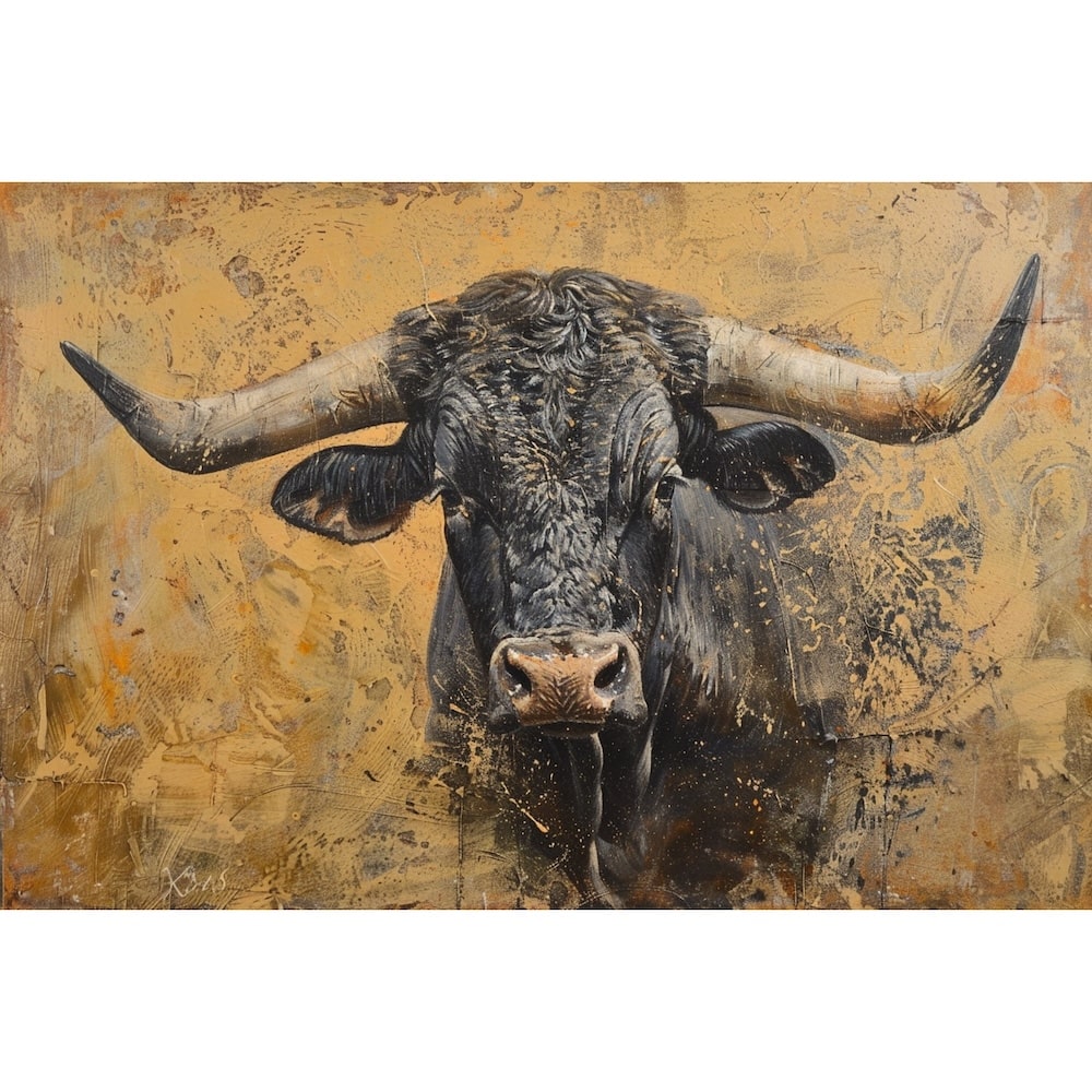 Bull Acrylic Canvas