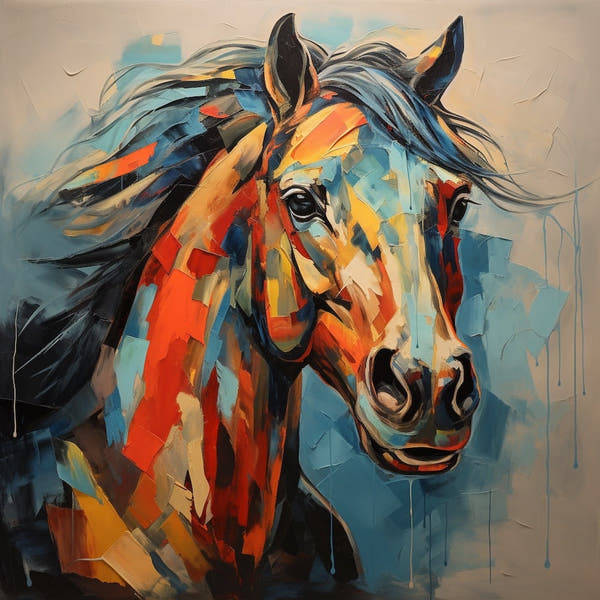 Horse Head Acrylic Canvas