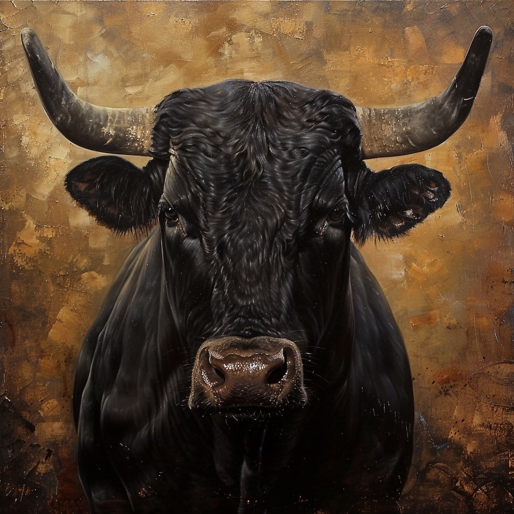 Bull Head Canvas
