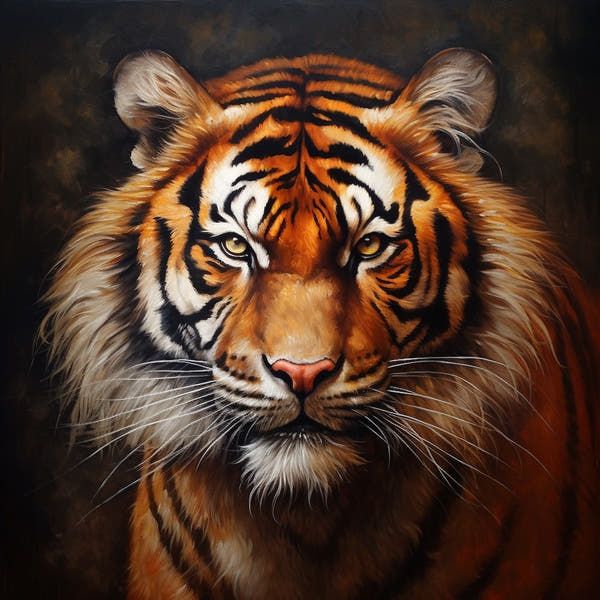 Tiger Face Painting
