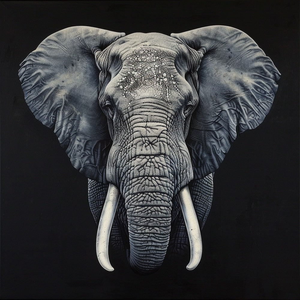 Elephant Head Canvas