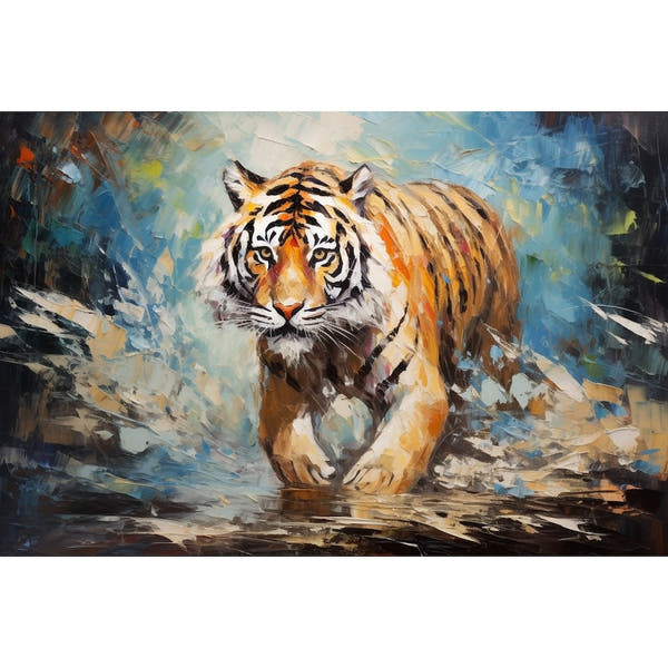 Tiger Abstract Canvas