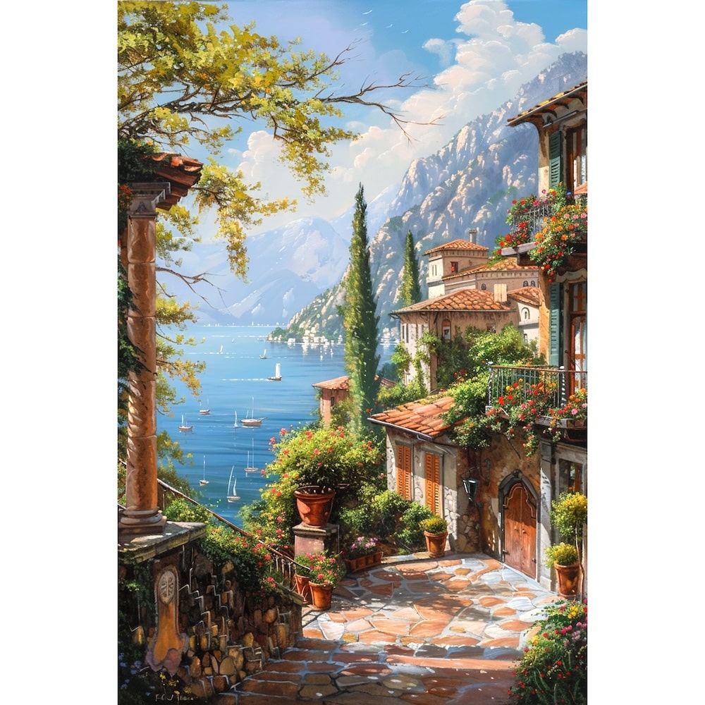 Landscape on Painting