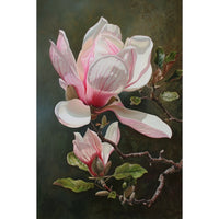 Thumbnail for Pink Flower Painting Wall Art